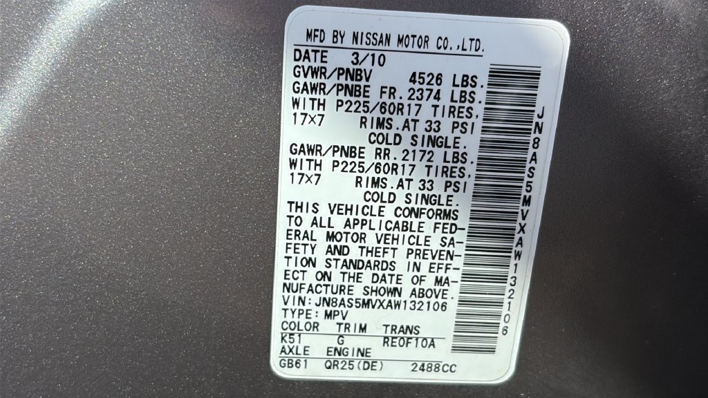 Used 2010 Nissan Rogue SL AWD/4WD image 24
