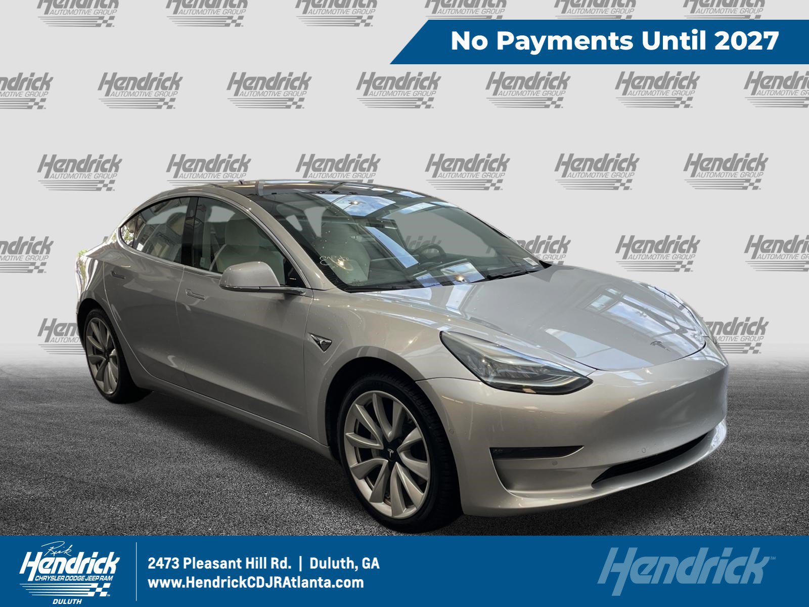 Used 2018 Tesla Model 3 Long Range AWD/4WD image 1