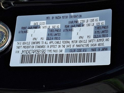 Used 2023 MAZDA MX-5 Miata Grand Touring RWD image 25
