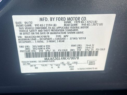 Used 2022 Ford EcoSport SE w/ SE Convenience Package image 29