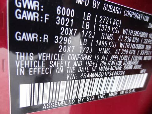 Used 2023 Subaru Ascent Limited AWD/4WD image 48