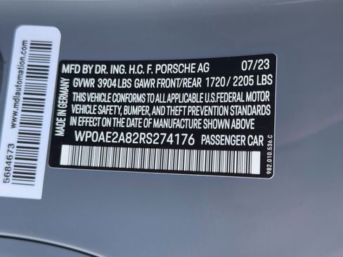 Used 2024 Porsche 718 Cayman GT4 RS w/ Weissach Package image 39