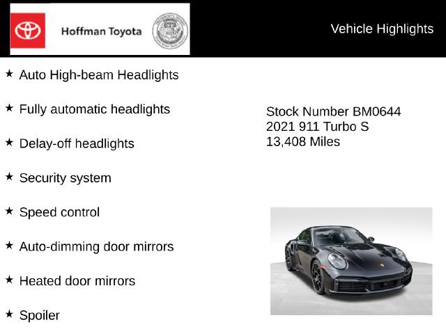 Used 2021 Porsche 911 Turbo S AWD/4WD image 25