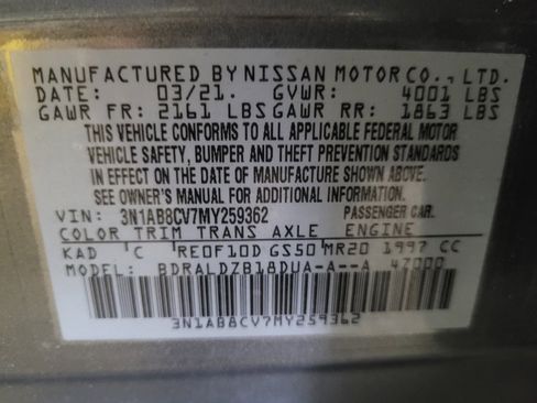 Used 2021 Nissan Sentra SV w/ SV Premium Package FWD image 33
