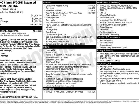 Used 2021 GMC Sierra 2500 4x4 Double Cab w/ Convenience Package image 12