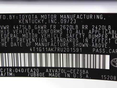 Certified 2024 Toyota Camry SE FWD image 38