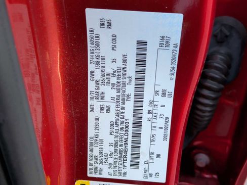 Used 2022 Ford Ranger Lariat w/ Equipment Group 501A High image 35