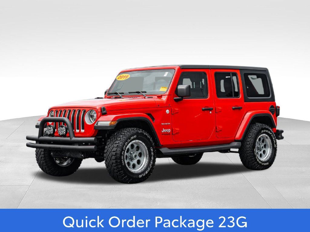 Used 2019 Jeep Wrangler Unlimited Sahara AWD/4WD image 3
