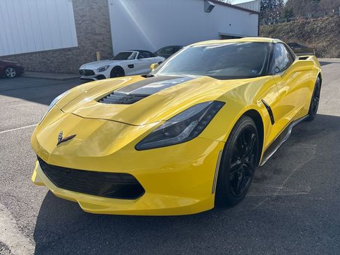 Used 2016 Chevrolet Corvette Stingray Coupe w/ Carbon Flash Badge Package image 1