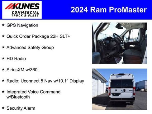 New 2024 RAM ProMaster 2500 w/ Advanced Safety Group image 2
