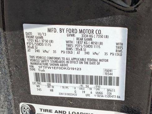 Used 2013 Ford F150 Lariat w/ Luxury Equipment Group image 15