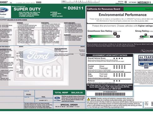 Used 2022 Ford F250 Lariat w/ Lariat Ultimate Package image 2