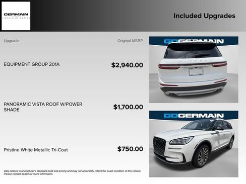 Used 2023 Lincoln Corsair Reserve w/ Equipment Group 201A FWD image 23