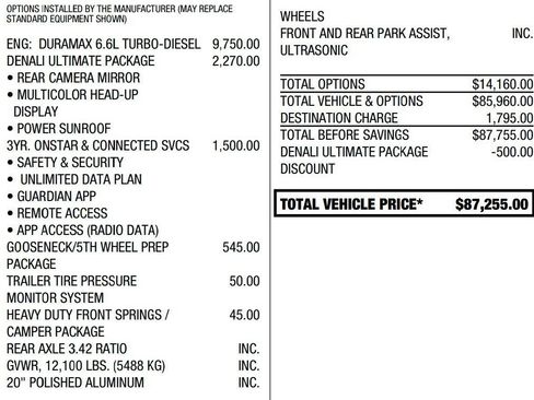 Used 2023 GMC Sierra 3500 Denali w/ Denali Ultimate Package AWD/4WD image 2