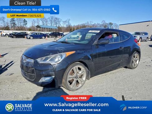 Used 2012 Hyundai Veloster w/ Tech Pkg image 1