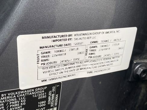 Used 2022 Volkswagen Passat 2.0T image 25