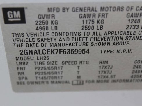 Used 2015 Chevrolet Equinox LT w/ Power Convenience Package image 10