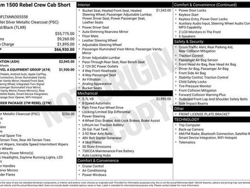 Used 2022 RAM 1500 Rebel w/ Night Edition image 15