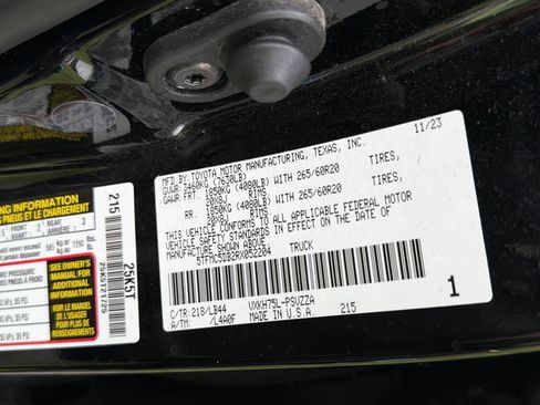 Used 2024 Toyota Tundra 1794 Edition AWD/4WD image 30