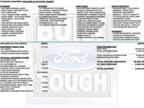 Used 2024 Ford F150 XLT w/ Equipment Group 302A MID image 3