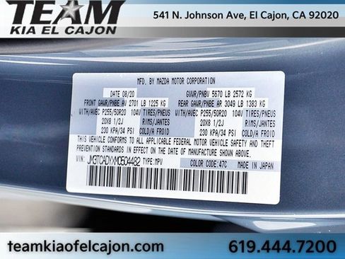 Used 2021 MAZDA CX-9 Carbon Edition image 37