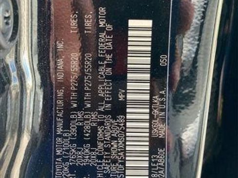 Certified 2021 Toyota Sequoia Limited w/ Safety & Convenience Package RWD image 34