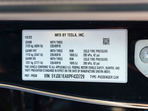 Used 2023 Tesla Model 3 Standard Range image 52