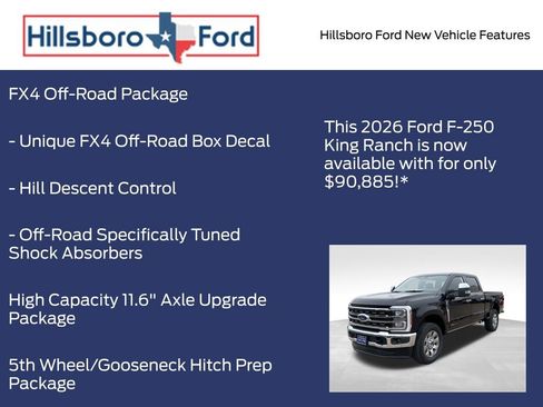 New 2026 Ford F250 King Ranch w/ Chrome Package AWD/4WD image 9