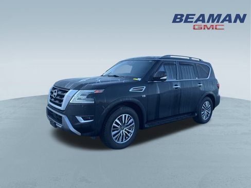 Used 2021 Nissan Armada SL w/ Captain's Chairs Package image 3