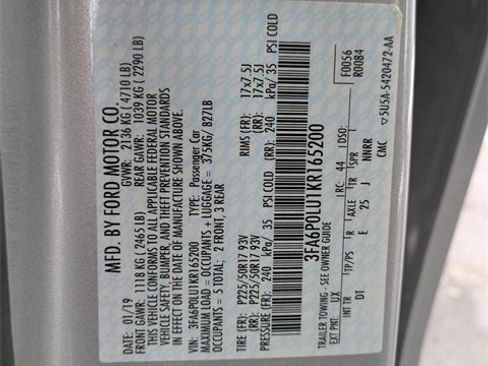 Certified 2019 Ford Fusion SE image 25