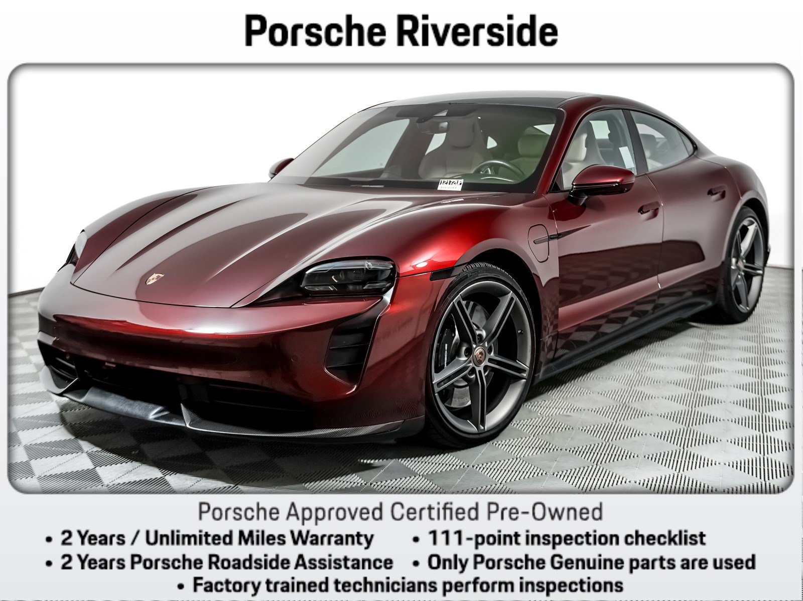 Certified 2021 Porsche Taycan Turbo AWD/4WD image 1