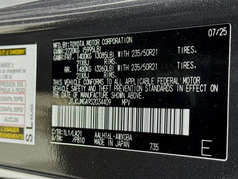 Certified 2025 Lexus RX 450h AWD w/ Convenience Package image 33