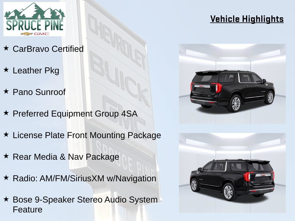 Used 2021 GMC Yukon XL SLT w/ Rear Media and Nav Package AWD/4WD image 9