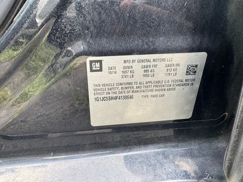 Used 2015 Chevrolet Sonic LT FWD image 28