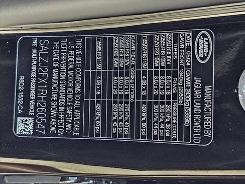 Certified 2024 Land Rover Range Rover Evoque S image 27