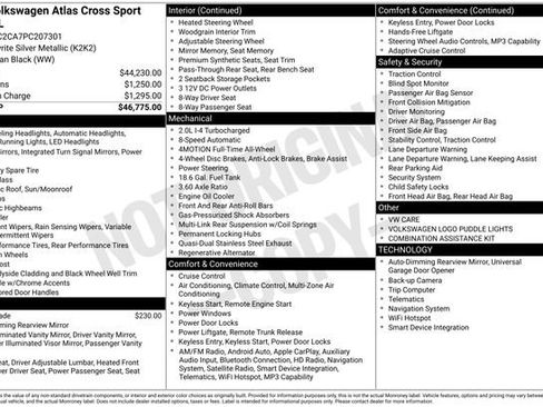 Used 2023 Volkswagen Atlas Cross Sport SEL AWD/4WD image 3