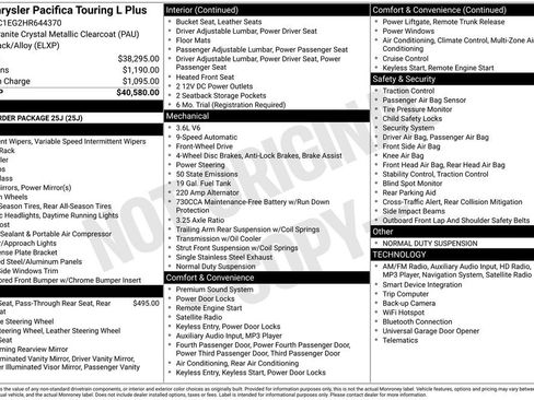 Used 2017 Chrysler Pacifica Touring-L Plus image 35