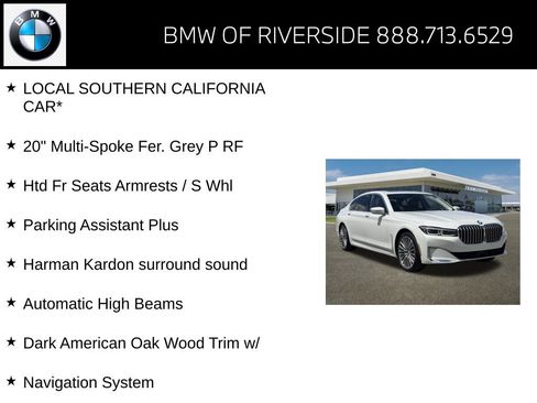 Certified 2022 BMW 750i xDrive AWD/4WD image 15