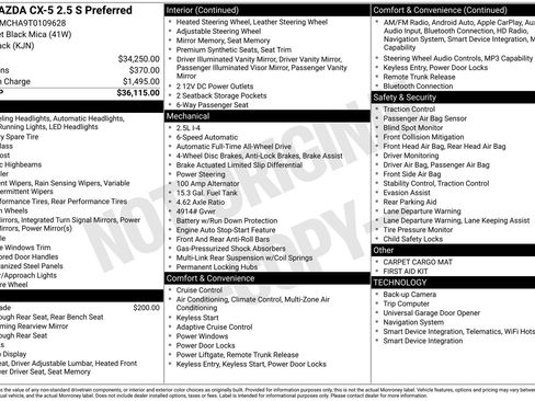 New 2026 MAZDA CX-5 Preferred AWD/4WD image 3