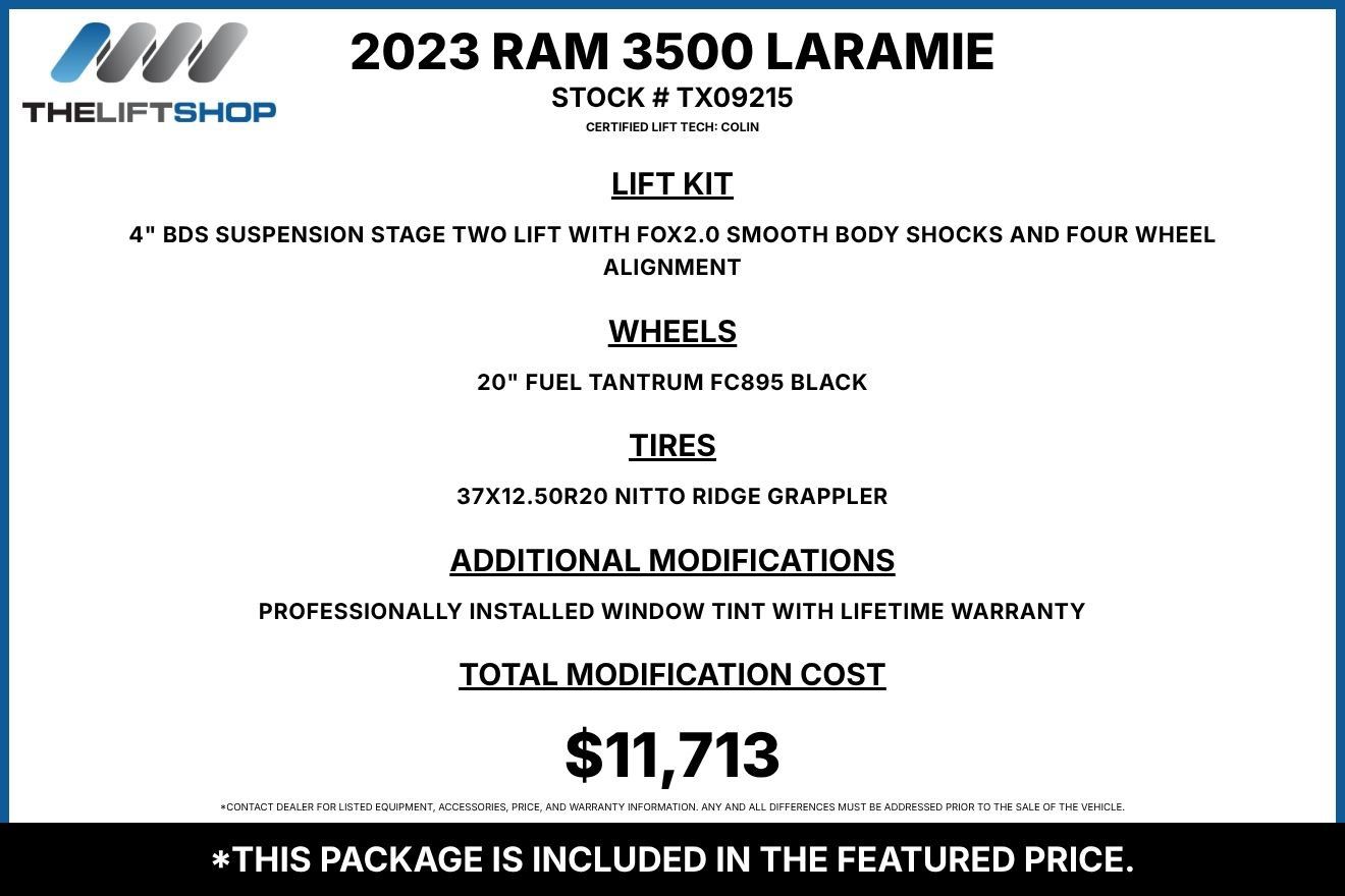 Used 2023 RAM 3500 Laramie AWD/4WD image 2