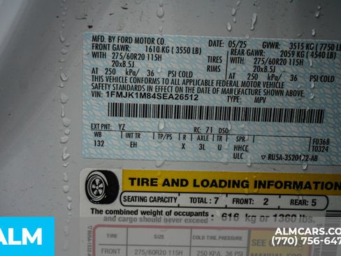Used 2025 Ford Expedition Max Platinum AWD/4WD image 63
