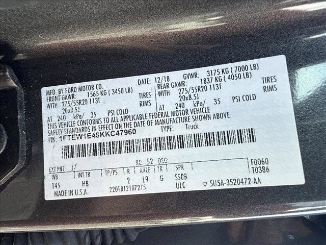 Used 2019 Ford F150 Lariat AWD/4WD image 19