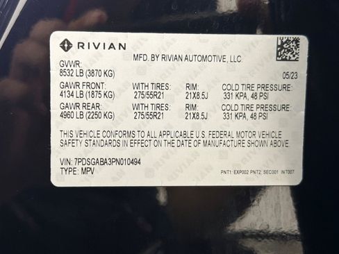 Used 2023 Rivian R1S Adventure AWD/4WD image 27