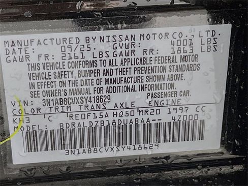 New 2025 Nissan Sentra SV w/ SV Premium Package image 20