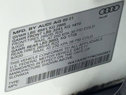 Used 2022 Audi Q7 3.0T Premium w/ Convenience Package image 54