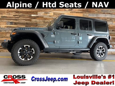 Used 2024 Jeep Wrangler Unlimited Rubicon 4xe w/ Technology Group AWD/4WD image 1