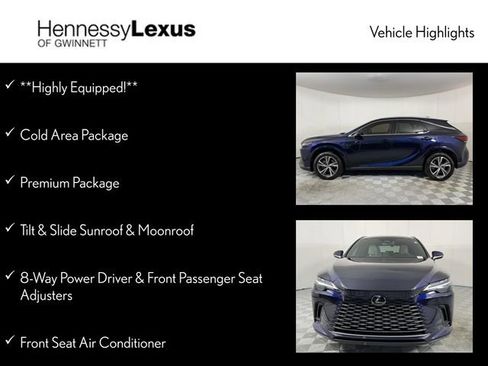 Used 2023 Lexus RX 350 Premium w/ Accessory Package (Z1) image 11