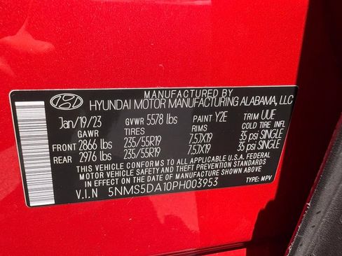 Used 2023 Hyundai Santa Fe Limited w/ Cargo Package AWD/4WD image 34