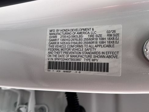 New 2026 Honda Pilot EX-L image 32