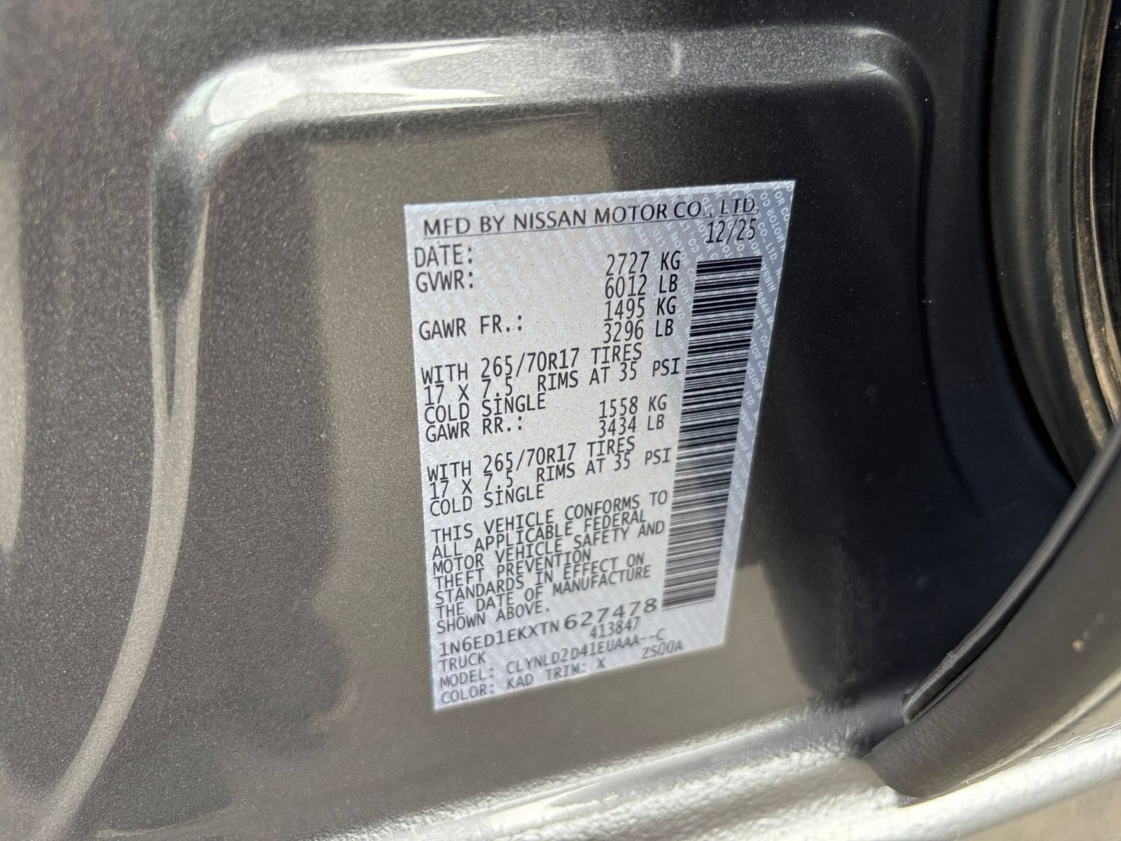 Used 2026 Nissan Frontier PRO-4X AWD/4WD image 28